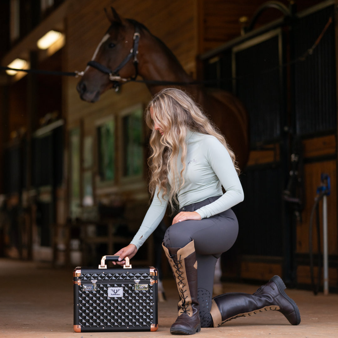 TuffRider Aluminium Diamond Grooming Box