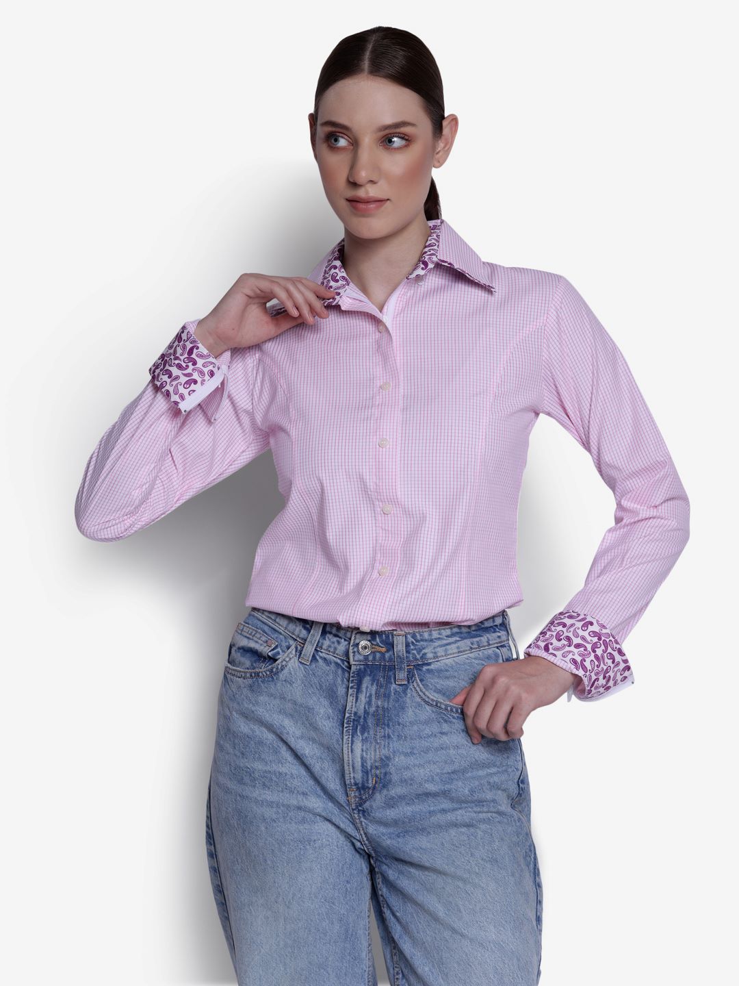 TuffRider Ladies ADEY Double Collar Shirt-Breeches.com