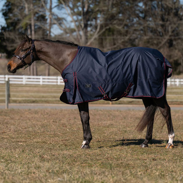 TuffRider Ripstop Standard Neck LightWeight Turnout Blanket with 100 GSM Fill