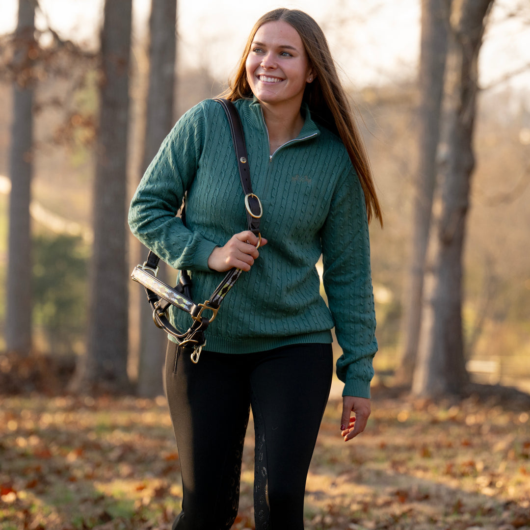 Equine Couture Ladies Zara Cable Knit Sweater