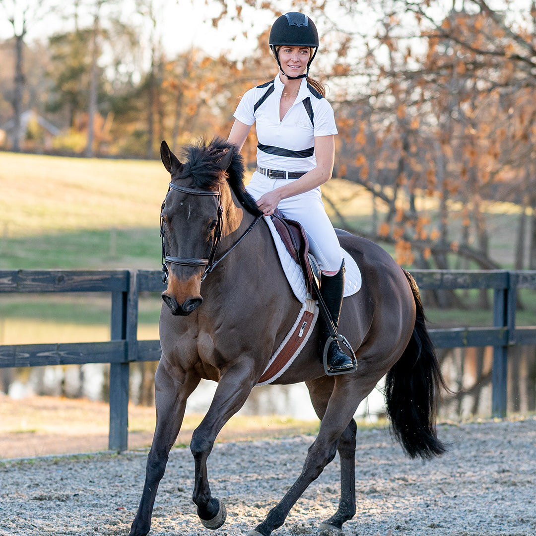 Equine Couture Ladies Nicolette Equicool Short Sleeve Show Shirt