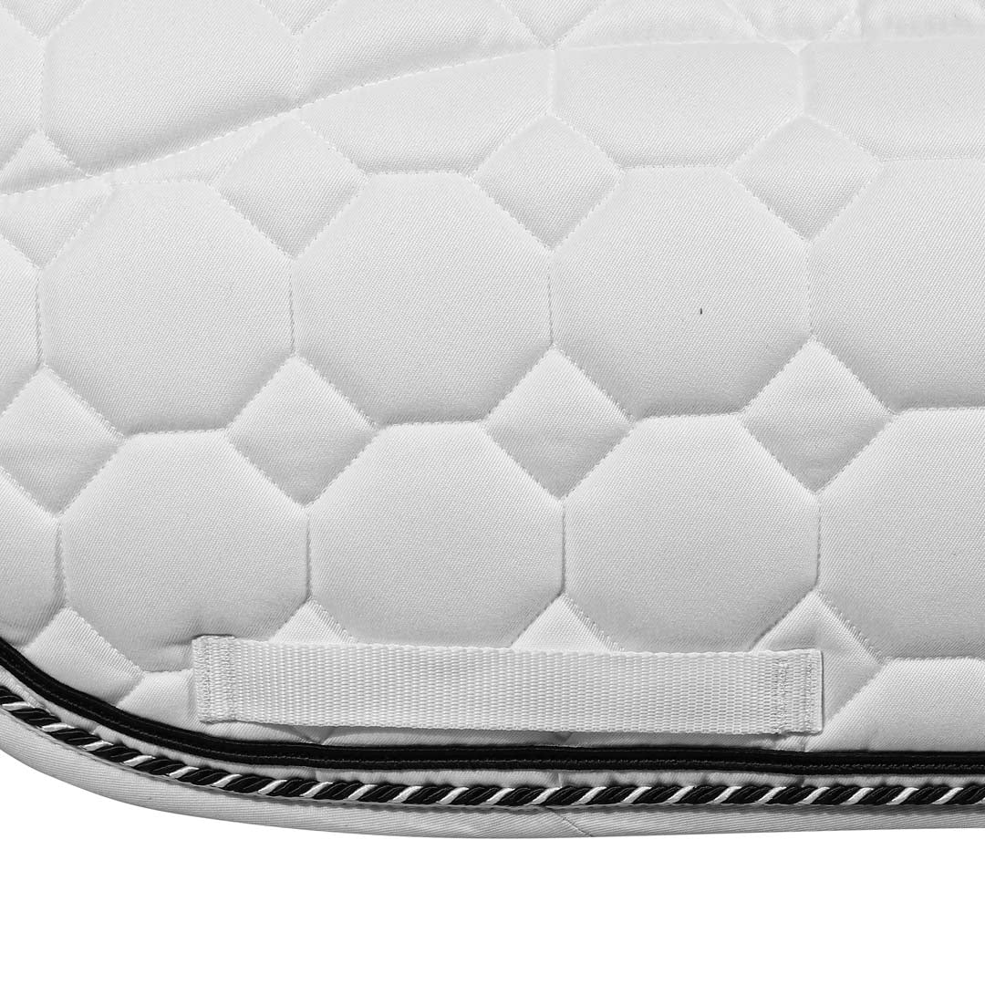 Equine Couture Luxe Saddle Pad with White Sherpa Fleece Lining