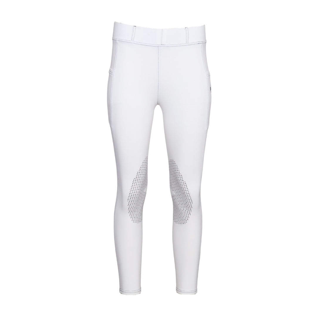 Equine Couture Soft Wash Silicon Knee Patch Tights with Phone Pocket