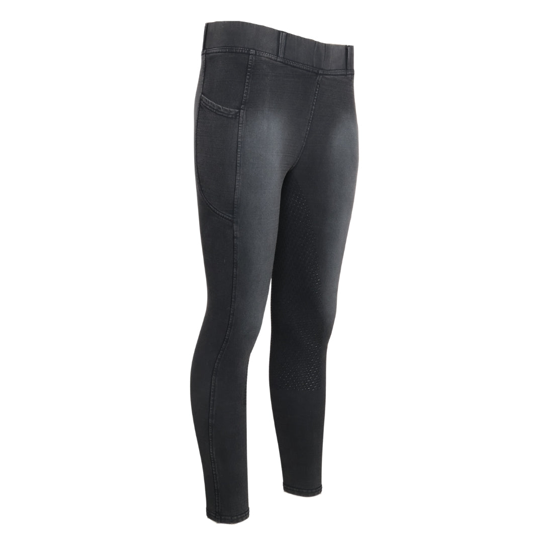 Equine Couture Soft Wash Silicon Full Seat Tights with Phone Pocket