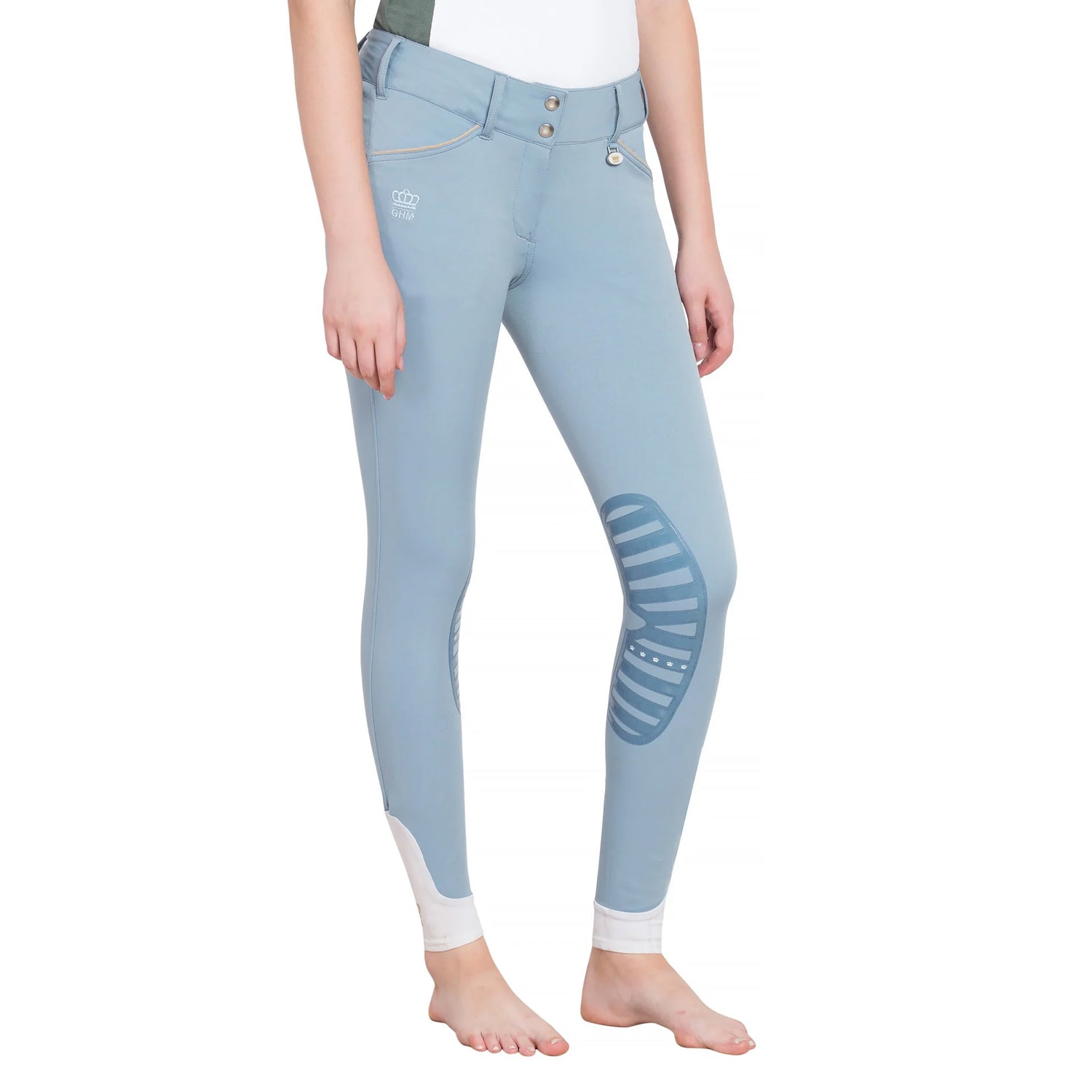 George H Morris Ladies Add Back Silicone Knee Patch Breeches