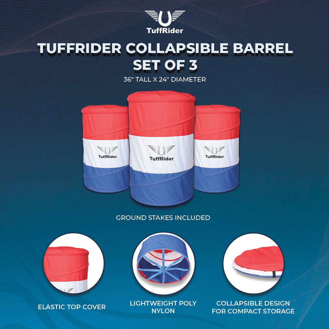 TuffRider Collapsible Barrel Set of 3