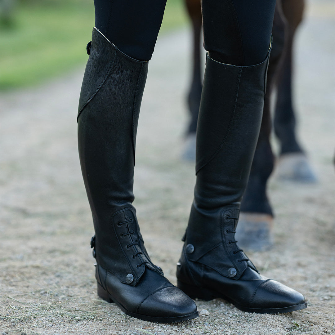 The Hinterland TuffRider Ladies Convertible Riding Boots – Use as Paddock or Tall Boots