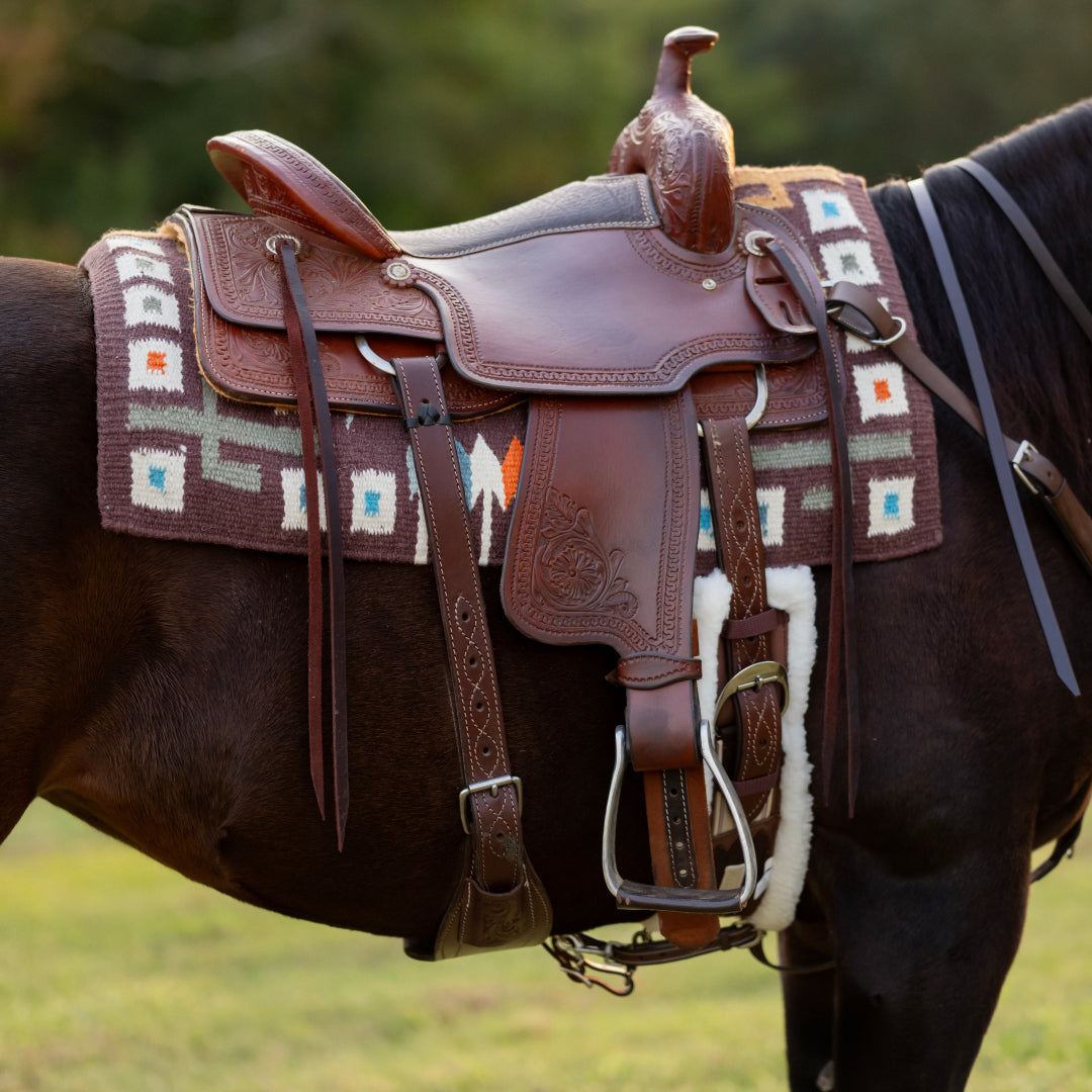 TuffRider Laramie Western Woven Saddle Blanket