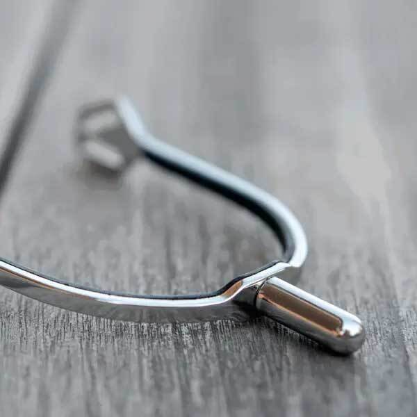 Herm Sprenger Spurs Quality 55 Slimline Bootprotect 25 mm Rounded Neck