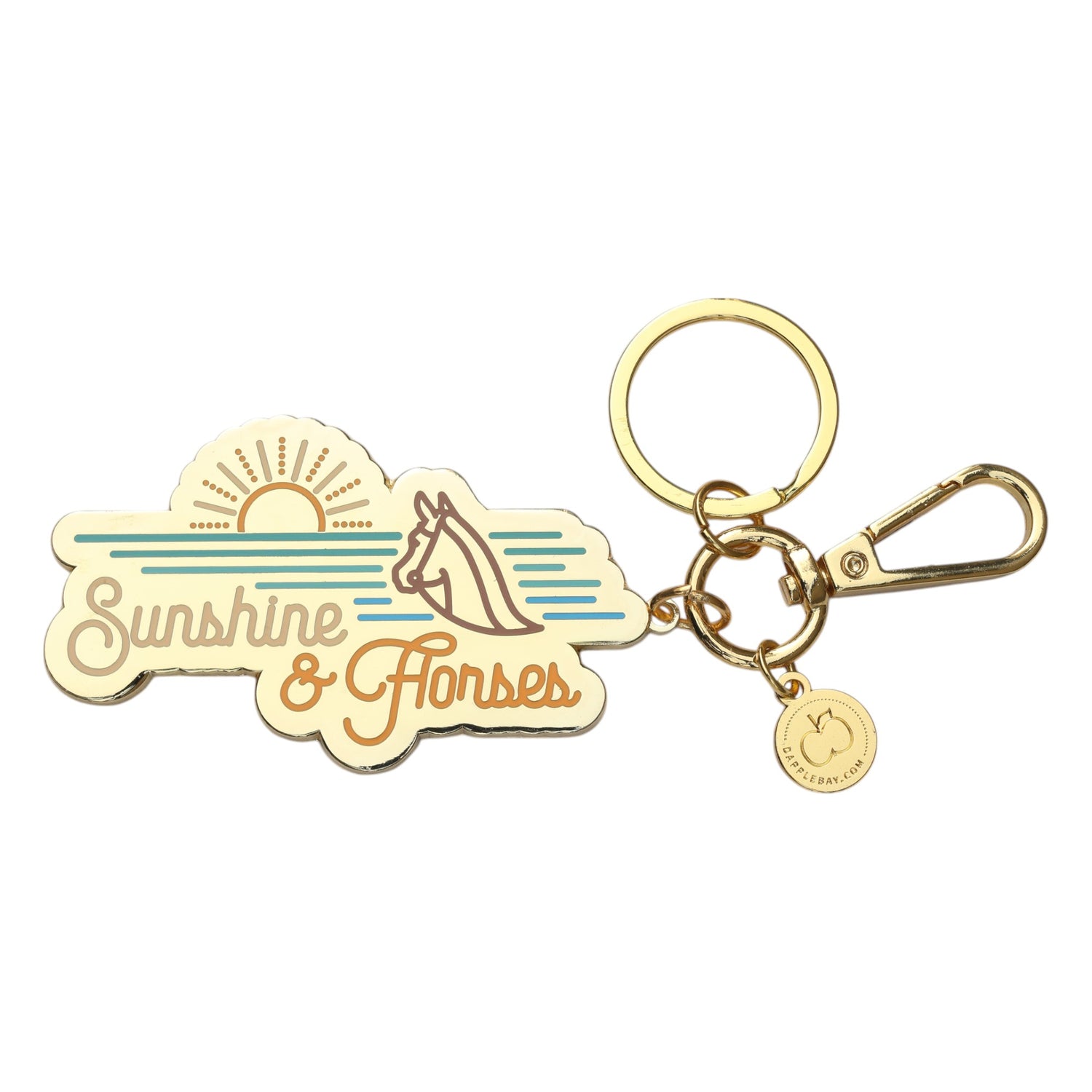 Dapplebay Sunshine & Horses - Keychain