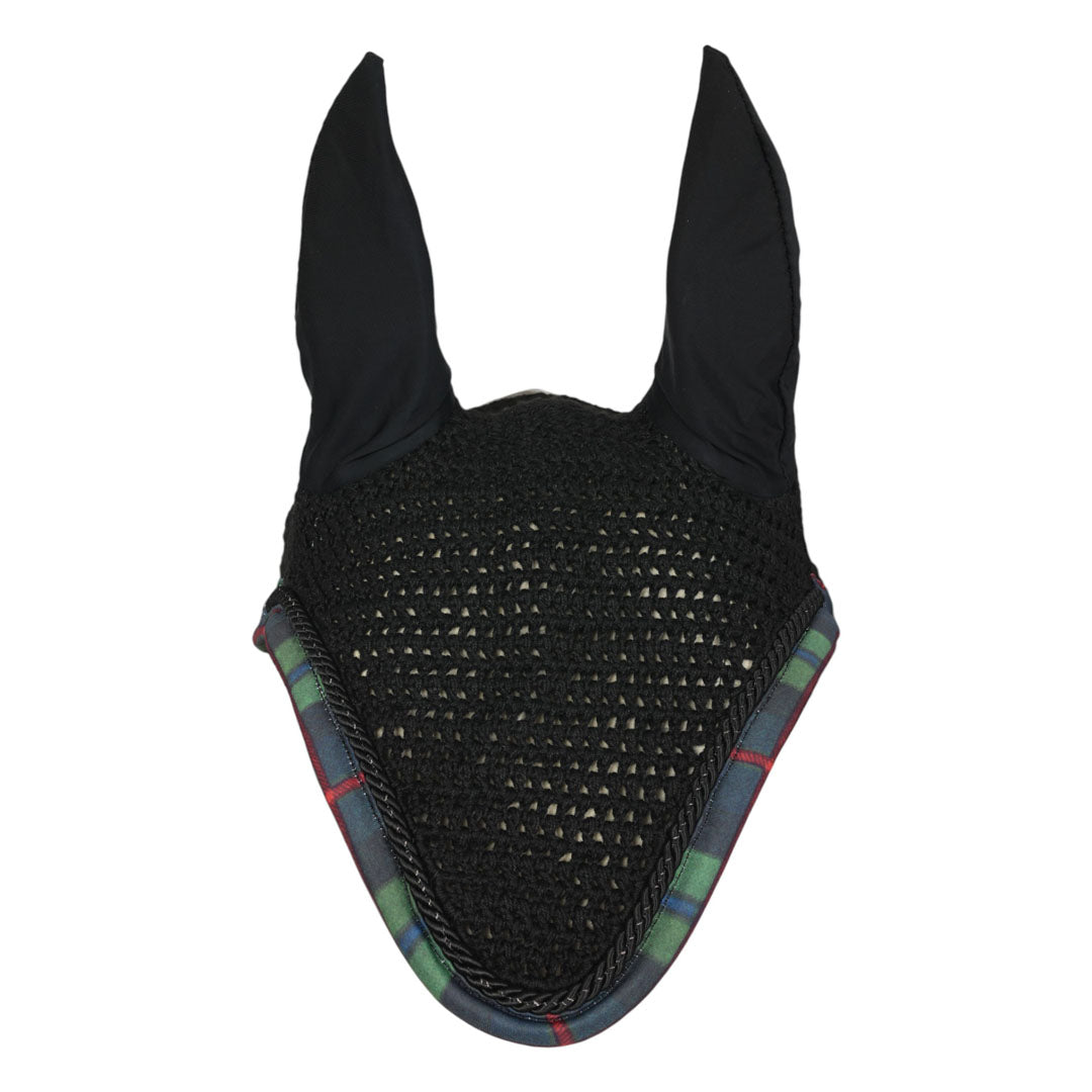 Dapplebay Holiday Plaid Fly Veil - GREEN