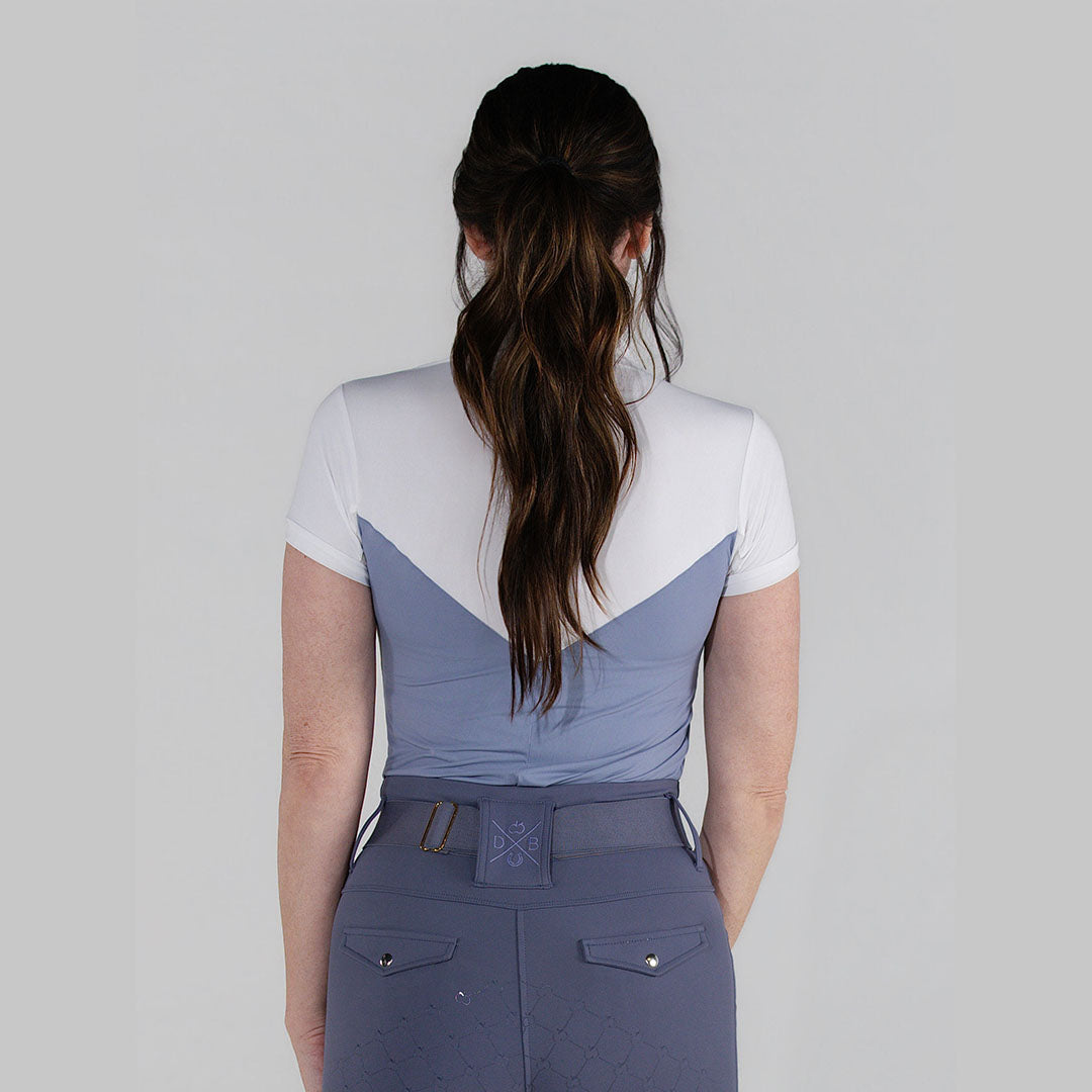 Dapplebay Lady 1/4 Zip SS Show Top-Moonrise