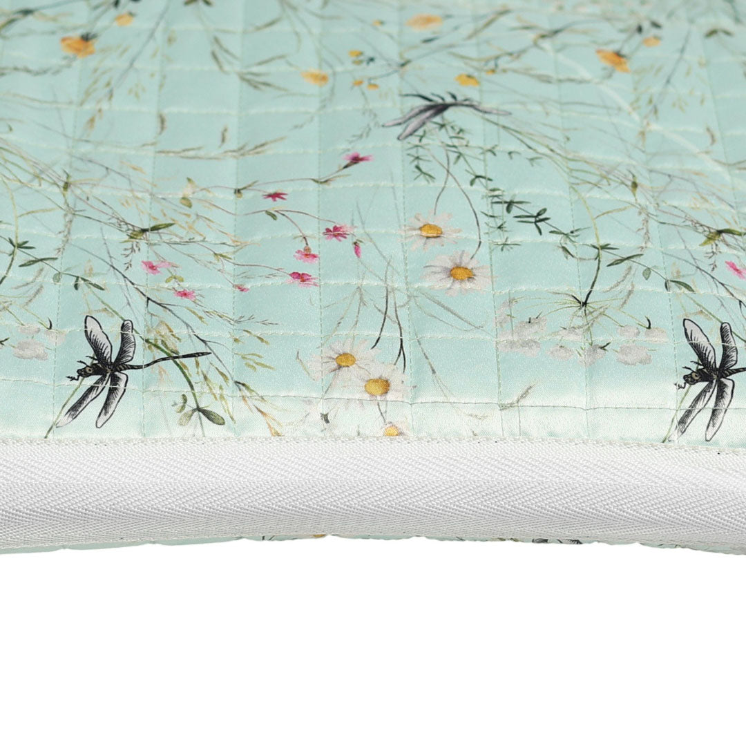 Dapplebay Dragonfly Meadow Western Saddle Pad-Green