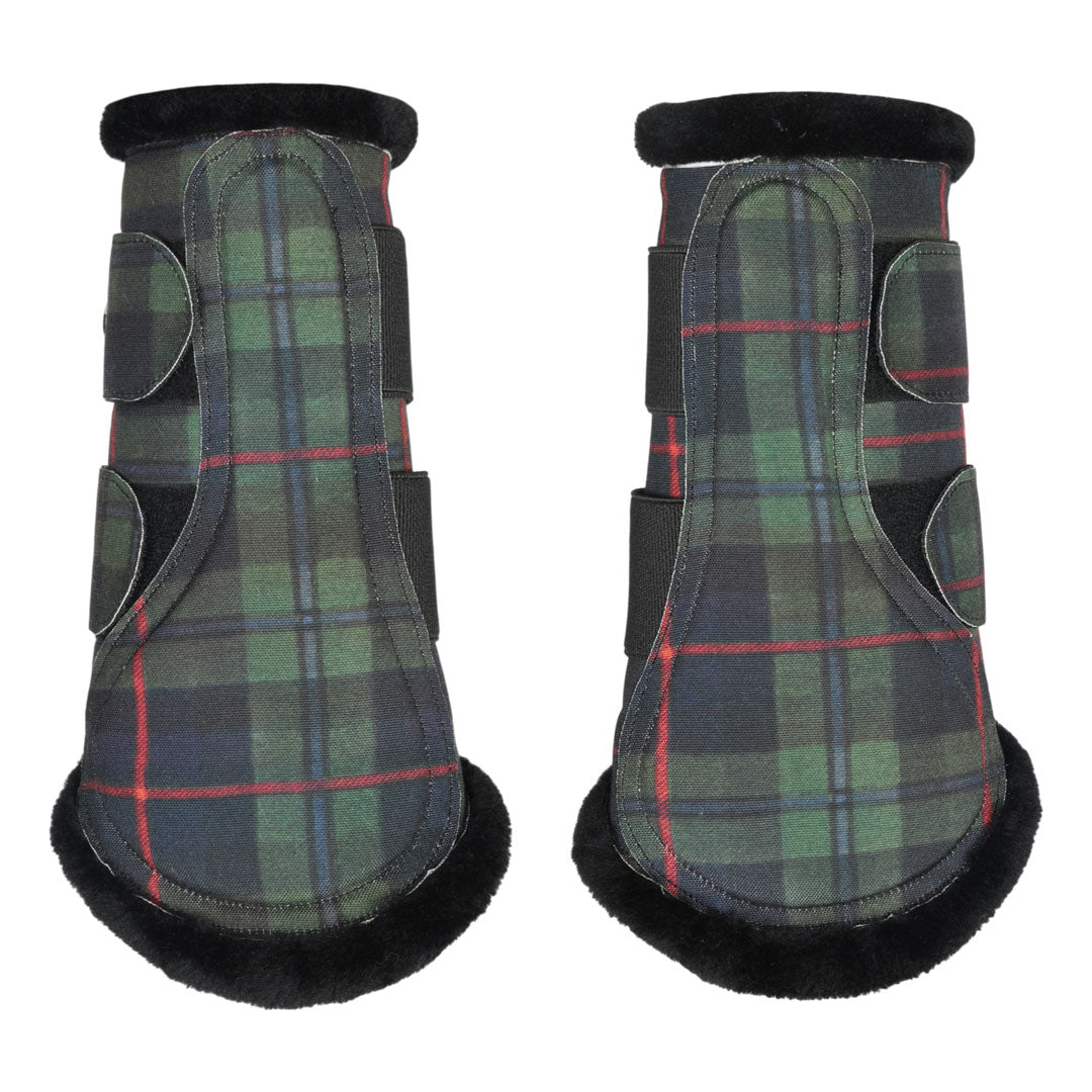 Dapplebay Holiday Plaid Brush Boots-Breeches.com