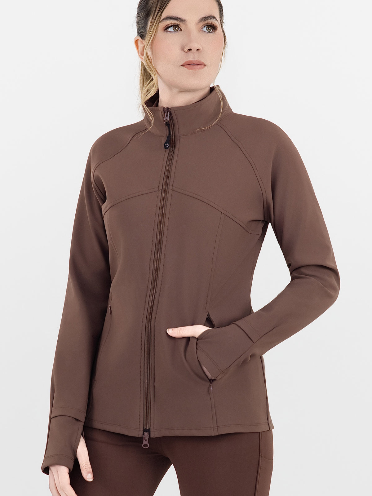 Dapplebay Sport Fit Jacket-Chocolate