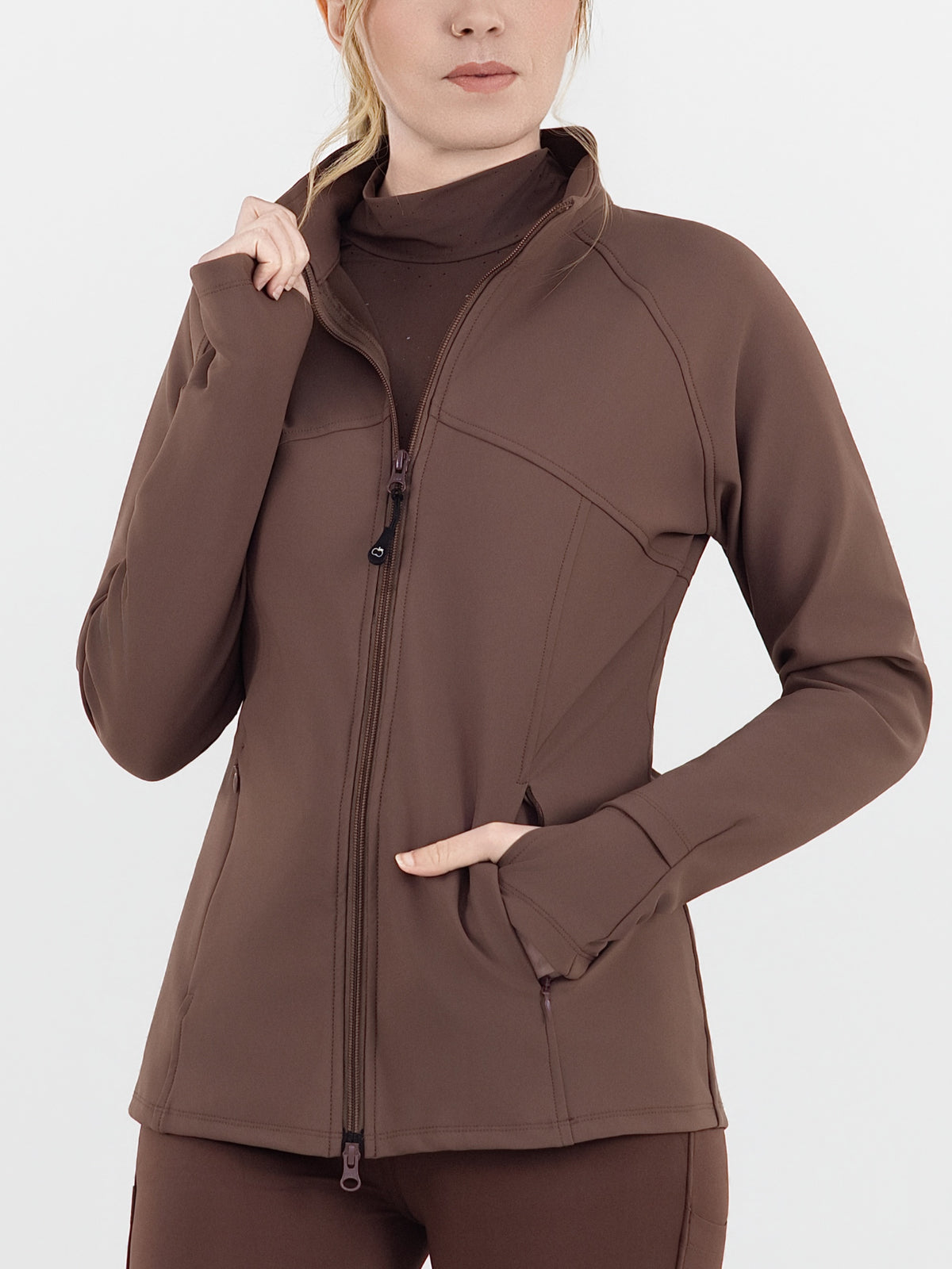 Dapplebay Sport Fit Jacket-Chocolate