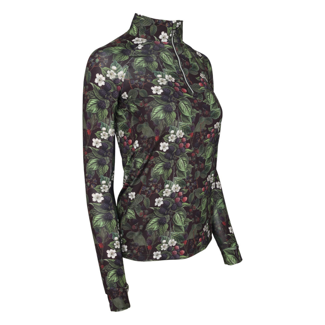 Dapplebay Blackberry Daze 1/4 Zip Riding Top - JPC Equestrian.com