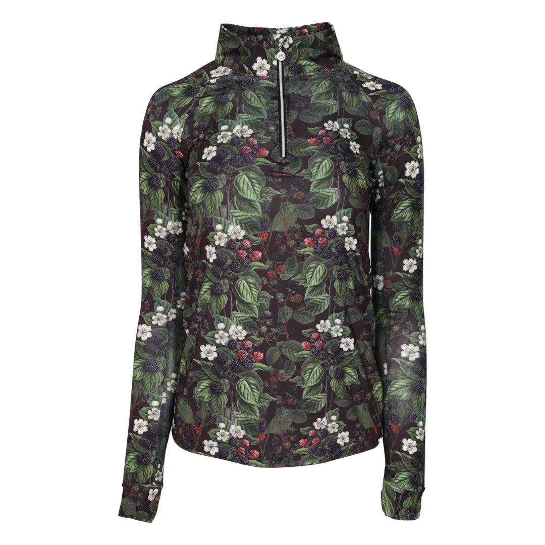 Dapplebay Blackberry Daze 1/4 Zip Riding Top - JPC Equestrian.com