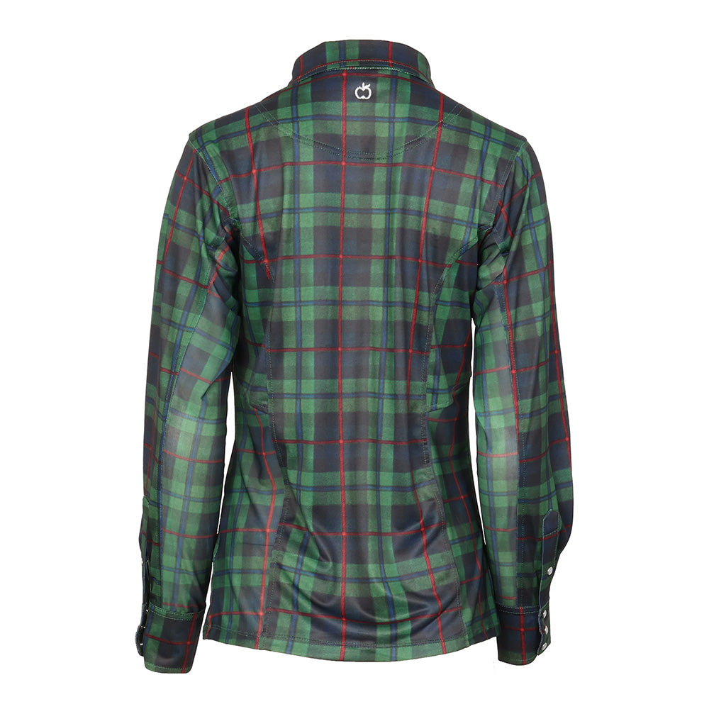 Dapplebay Holiday Plaid Western Top