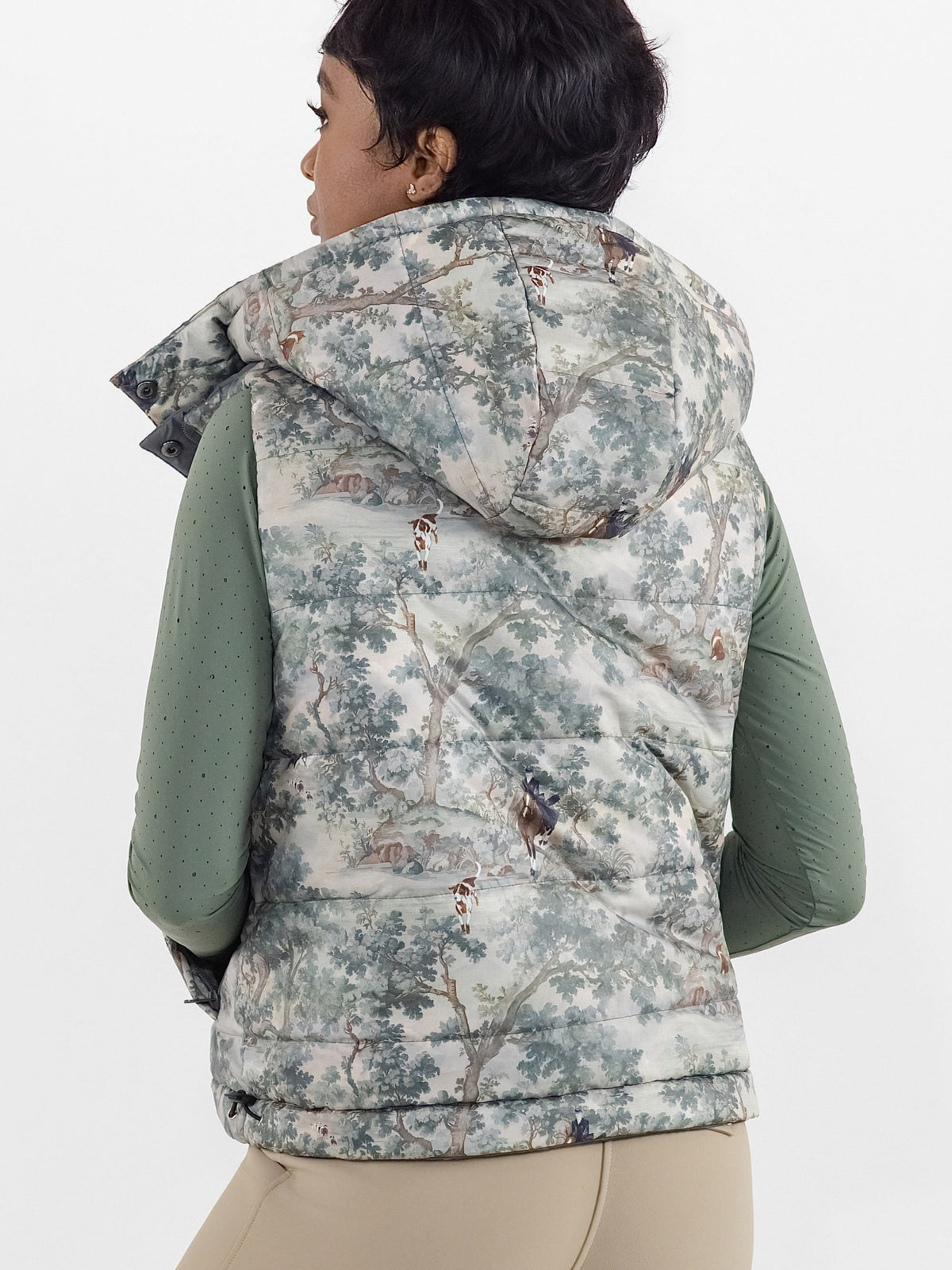 Dapplebay Reversible Puffer Vest-Graphite