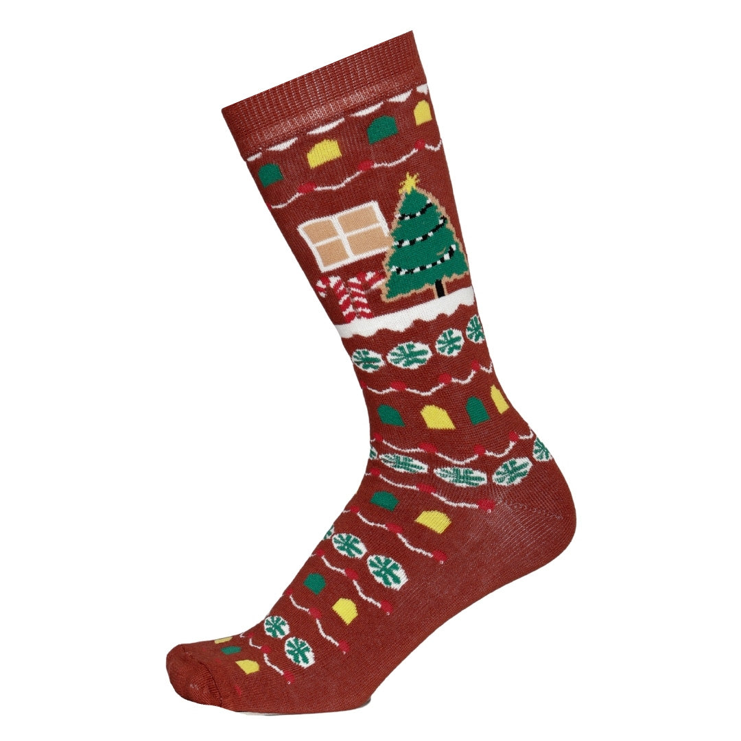 Dapplebay Gingerbread Horse Crew Socks