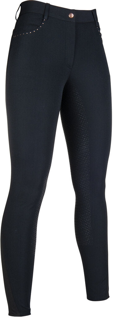 HKM Rosegold Glamour Ladies Riding Breeches Style S.F. Seat - Breeches.com