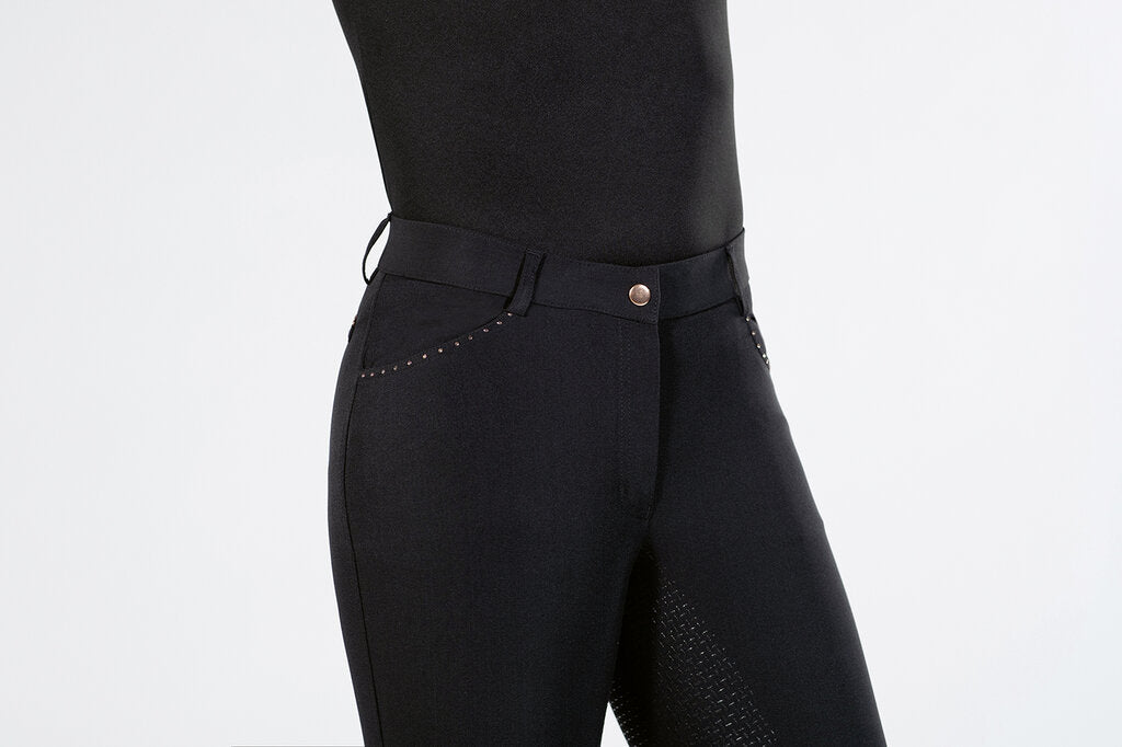 HKM Rosegold Glamour Ladies Riding Breeches Style S.F. Seat - Breeches.com
