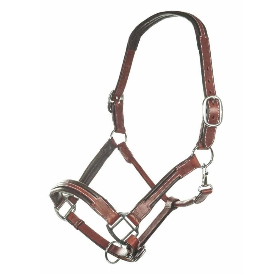 HKM Leather Halter -Soft-Brown