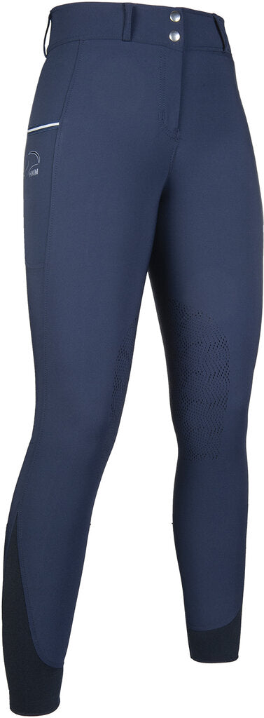 HKM Comfort Flo- Style Si. Knee Patch Riding Breeches - Breeches.com