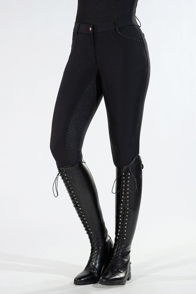 HKM Rosegold Glamour Ladies Riding Breeches Style S.F. Seat - Breeches.com