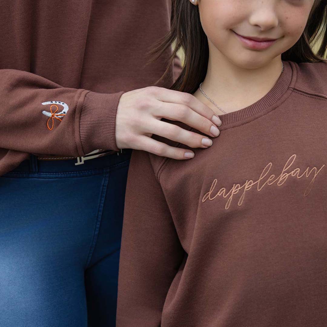 Dapplebay Kids Horse Girl Fall Sweatshirt