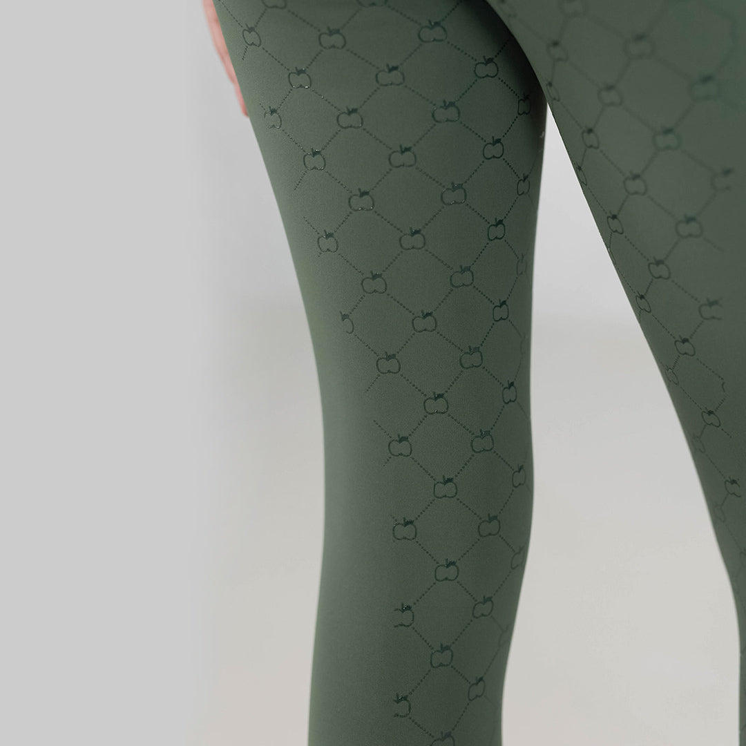 Dapplebay Kids Essential Silicone Full Seat Tights-Rosemary