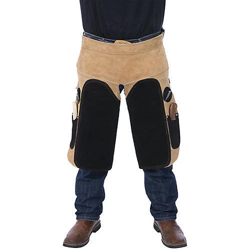 Tough 1 Professional Deluxe Leather Farrier Apron - Tan