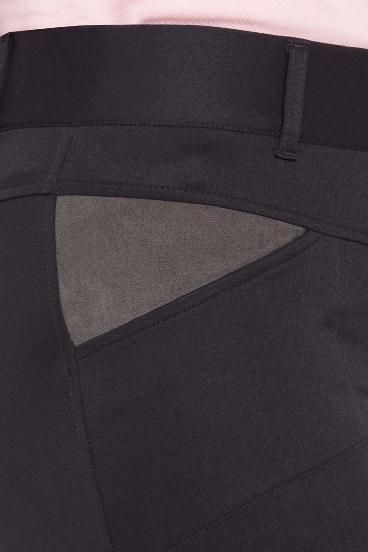 TuffRider Ladies Sydney Knee Patch Breeches w/ Contoured sock bottom (CSB) - Breeches.com