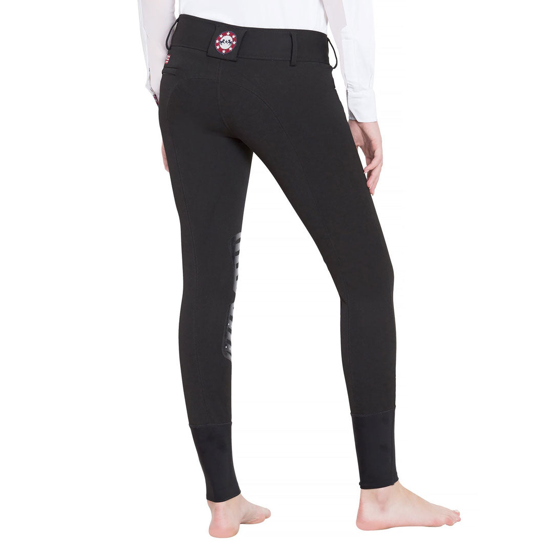 Equine Couture Ladies Brittni Silicone Knee Patch Breeches - Breeches.com