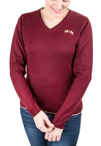 Equine Couture Morgan V-Neck Sweater - Breeches.com