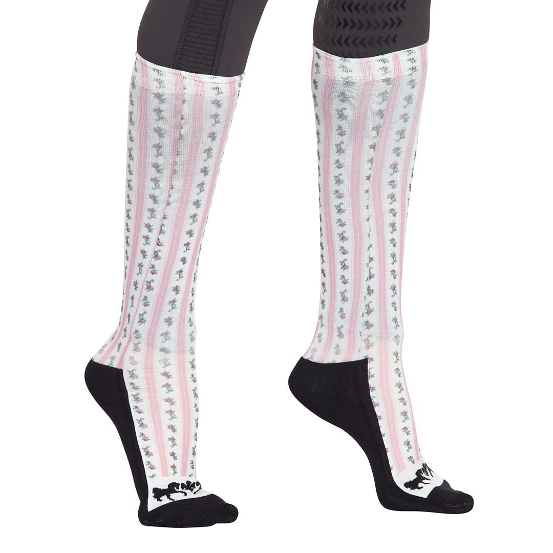 Equine Couture Ladies Isabel Padded Knee Hi Boot Socks - Breeches.com