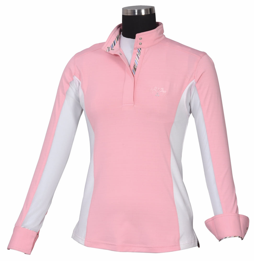 Equine Couture Ladies Cara Long Sleeve Show Shirt - Breeches.com