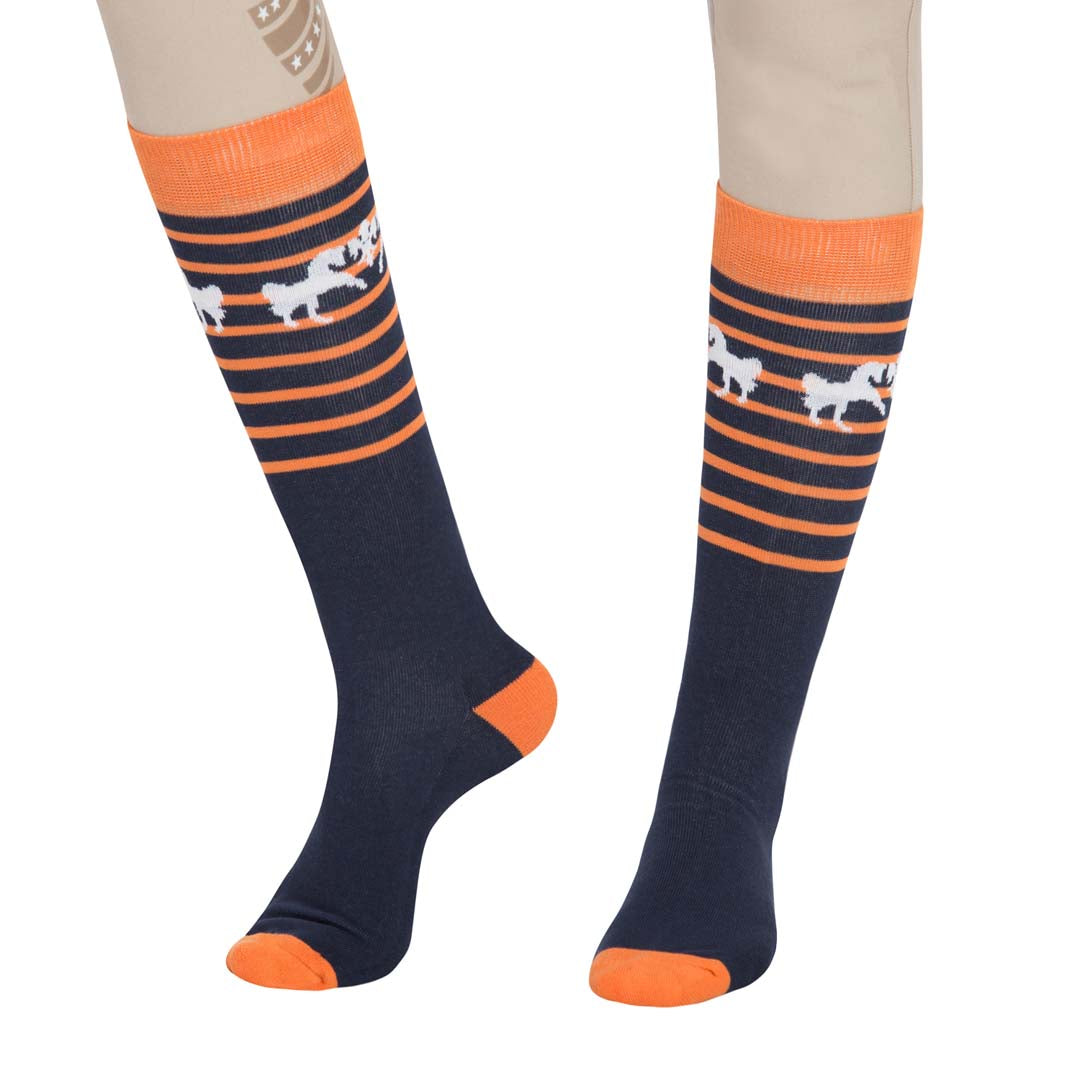 Equine Couture Sam Unisex Knee Hi Socks - 3 Pack - Breeches.com