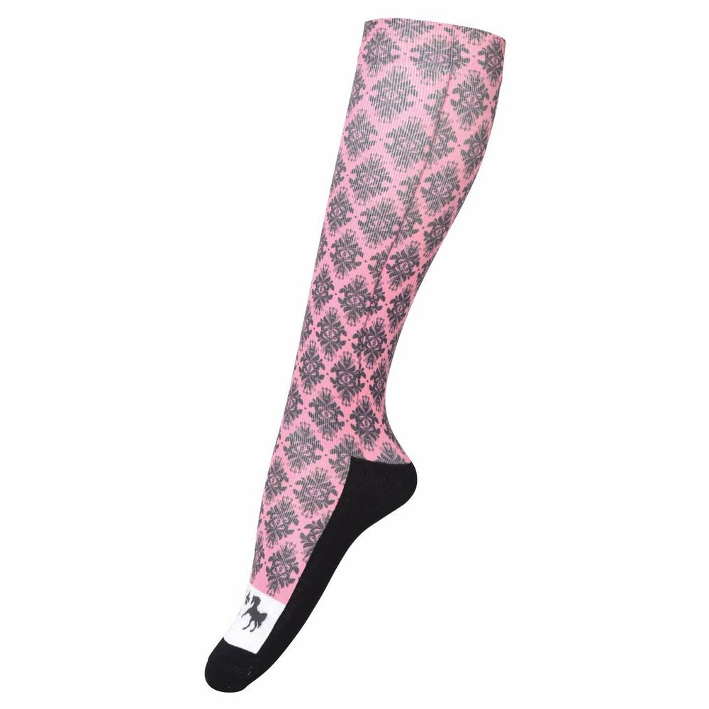 Equine Couture Ladies Tara Technical Padded Knee Hi Boot Socks - Breeches.com