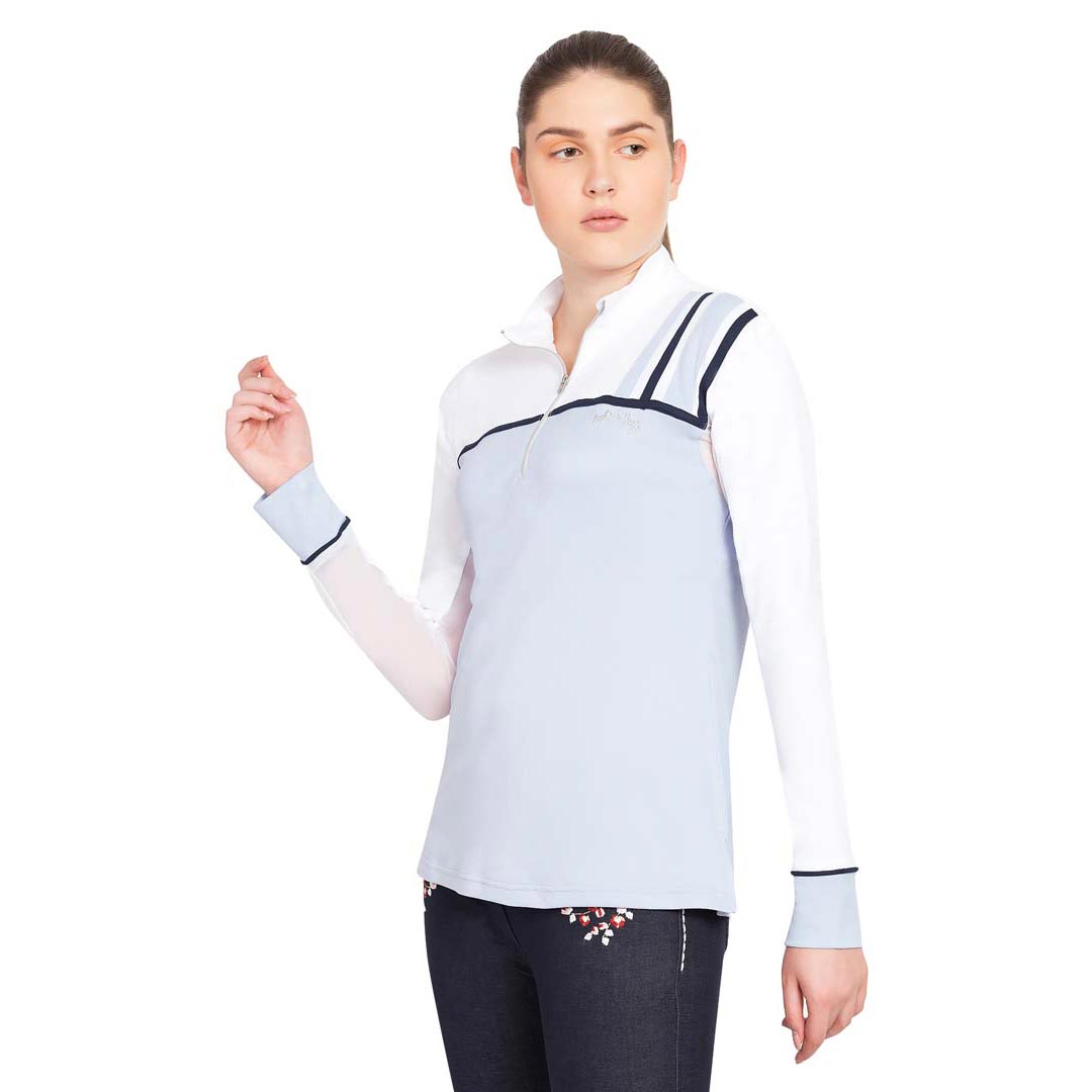 Equine Couture Ladies Nicole EquiCool Long Sleeve Sport Shirt - Breeches.com