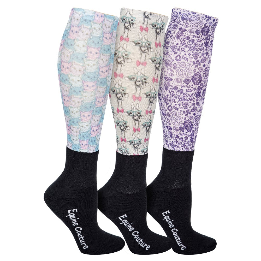 EQUINE COUTURE OTC SOCK 3 PACK - Breeches.com