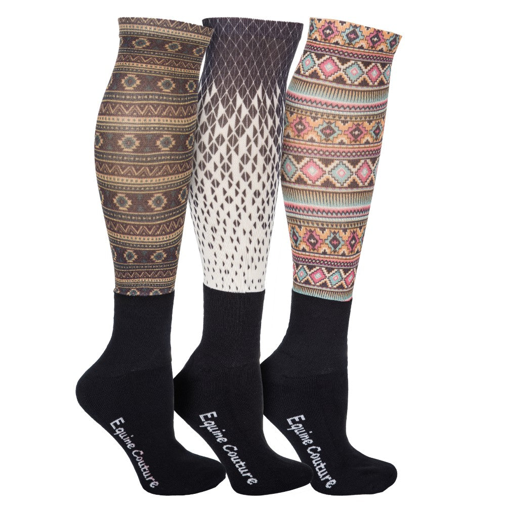 EQUINE COUTURE OTC SOCK 3 PACK - Breeches.com