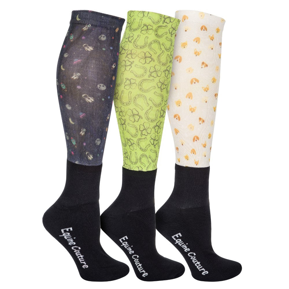 EQUINE COUTURE OTC SOCK 3 PACK - Breeches.com