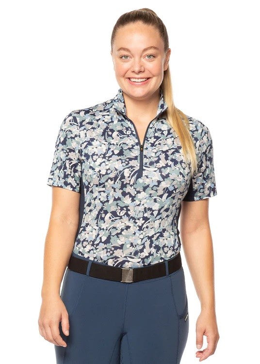 Kerrits Ladies Aire Ice Fil Short Sleeve Printed Shirt - Breeches.com