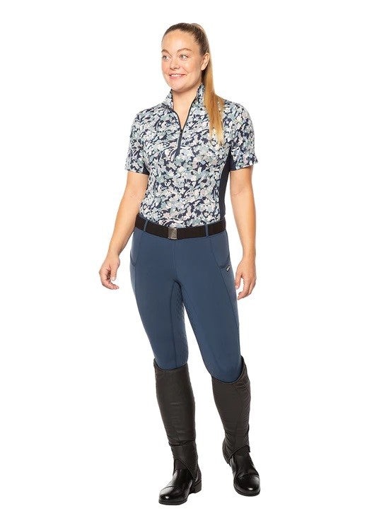Kerrits Ladies Aire Ice Fil Short Sleeve Printed Shirt - Breeches.com