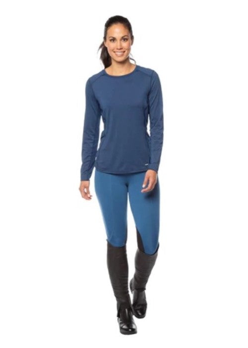Kerrits Flow Rise Knee Patch Performance Tight - Breeches.com