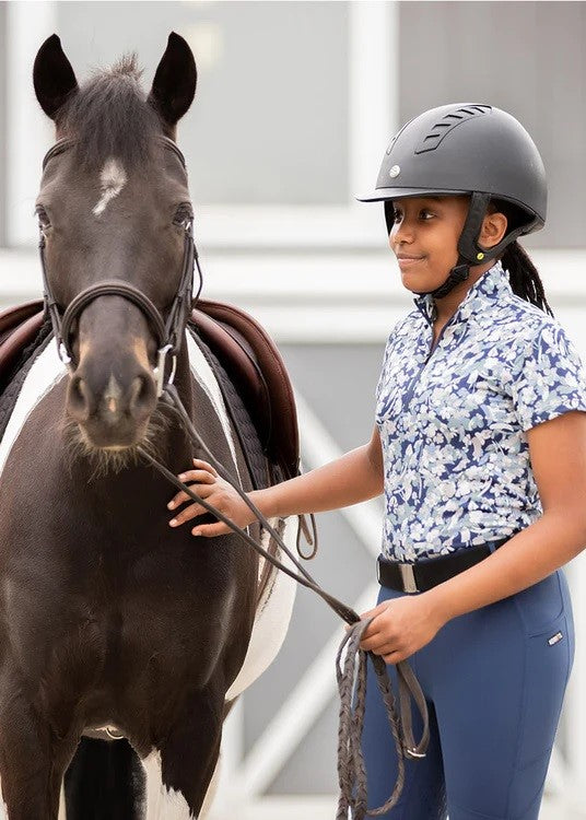 Kerrits Kids Aire Ice Fil Short Sleeve Solid Shirt - Breeches.com