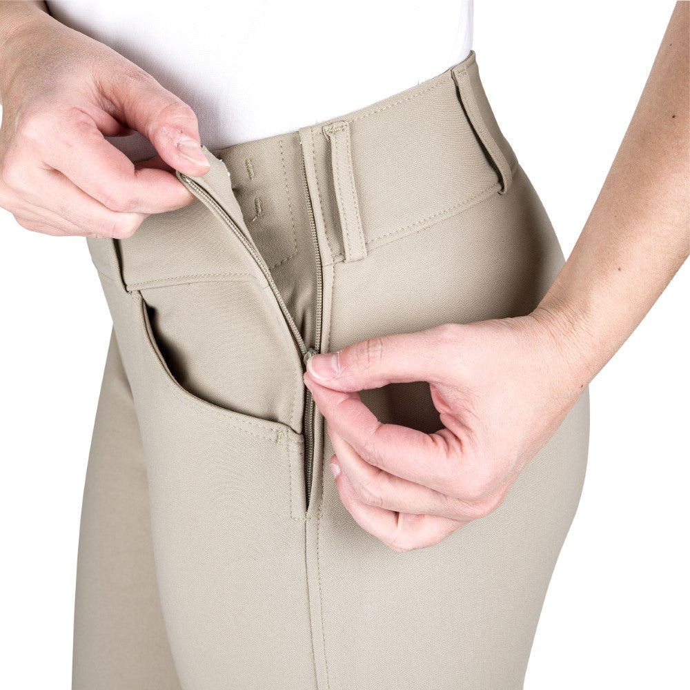 The Tailored Sportsman Ladies Mid-Rise Side Zip Trophy Hunter Breech - Breeches.com