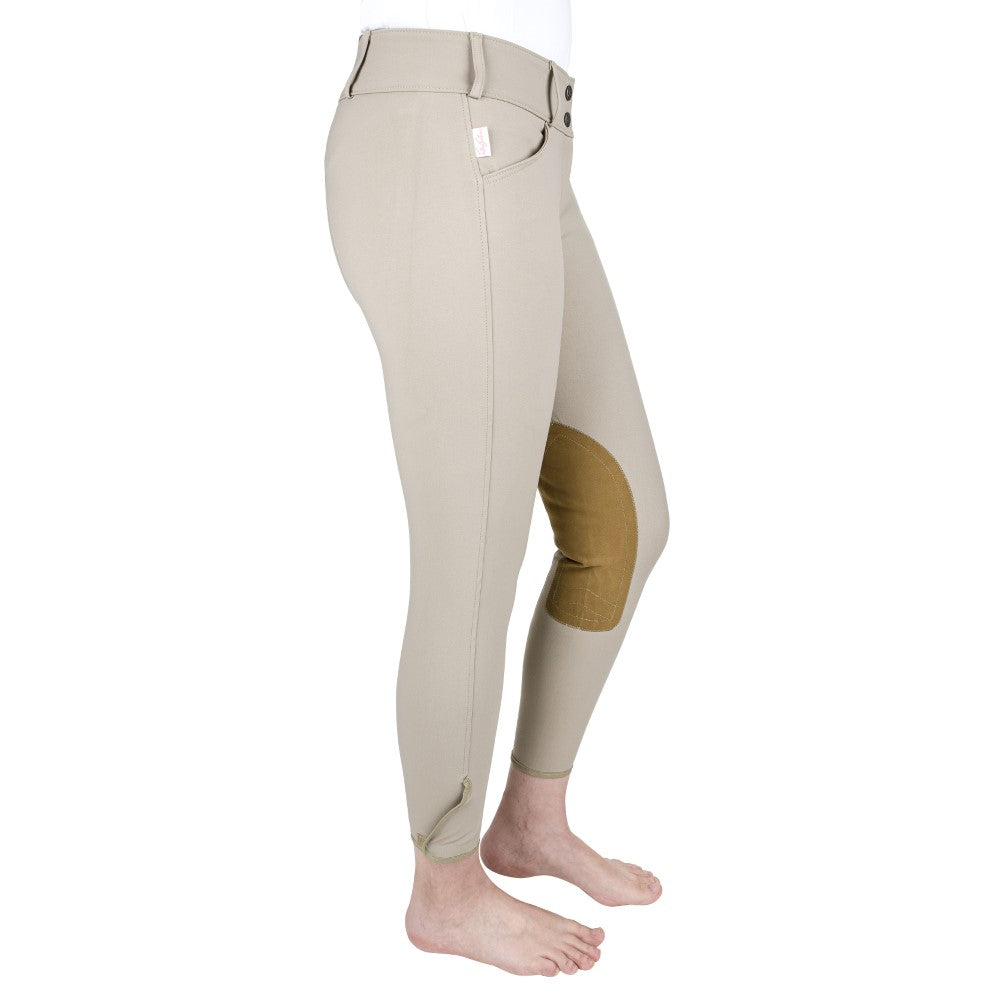 The Tailored Sportsman Ladies Low-Rise Front Zip Trophy Hunter Breech - Breeches.com